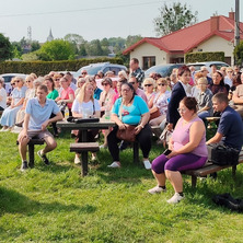 Uroczyste nabożeństwo majowe. Wierni modlili się w wyjątkowej scenerii