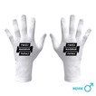 Rękawiczki higieniczne męskie z nadrukiem fullprint