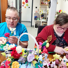 Coroczna akcja przedświąteczna. Wspólne tworzenie palm